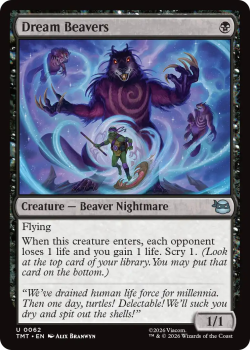 Dream Beavers single card from Magic: the Gathering