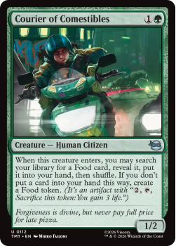 Courier of Comestibles (FOIL) single card from Magic: the Gathering