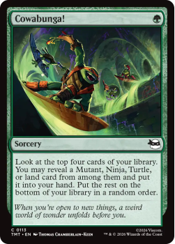 Cowabunga! single card from Magic: the Gathering