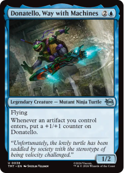 Donatello, Way with Machines single card from Magic: the Gathering