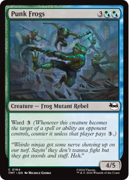 Punk Frogs (FOIL) single card from Magic: the Gathering
