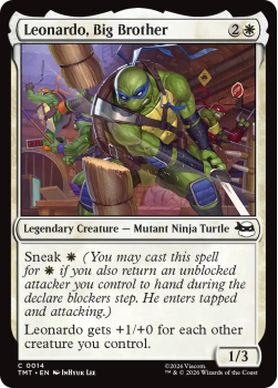 Leonardo, Big Brother (FOIL) single card from Magic: the Gathering