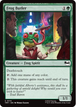 Frog Butler (FOIL) single card from Magic: the Gathering