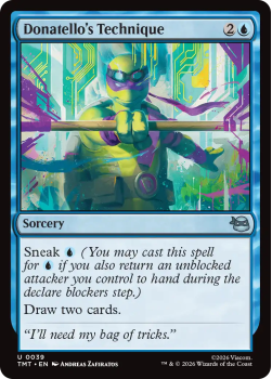 Donatello's Technique single card from Magic: the Gathering