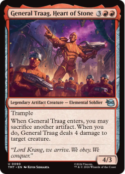 General Traag, Heart of Stone (FOIL) single card from Magic: the Gathering
