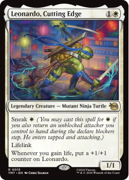 Leonardo, Cutting Edge single card from Magic: the Gathering