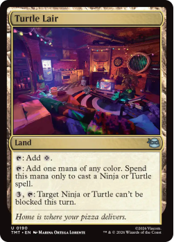 Turtle Lair single card from Magic: the Gathering