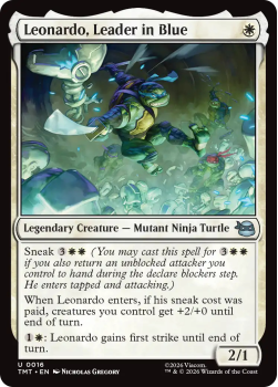 Leonardo, Leader in Blue single card from Magic: the Gathering
