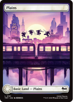 Plains single card from Magic: the Gathering