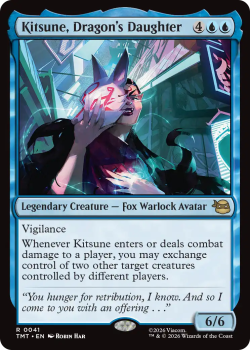 Kitsune, Dragon's Daughter (FOIL) single card from Magic: the Gathering