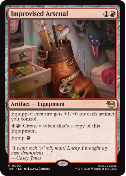 Improvised Arsenal single card from Magic: the Gathering