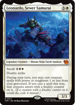 Leonardo, Sewer Samurai single card from Magic: the Gathering