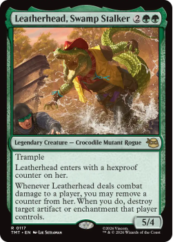 Leatherhead, Swamp Stalker single card from Magic: the Gathering