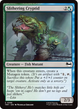 Slithering Cryptid (FOIL) single card from Magic: the Gathering