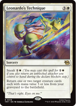 Leonardo's Technique single card from Magic: the Gathering