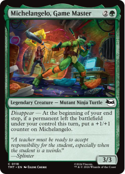 Michelangelo, Game Master single card from Magic: the Gathering