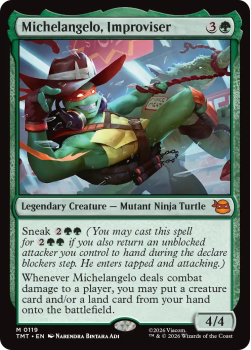 Michelangelo, Improviser single card from Magic: the Gathering