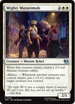 Mighty Mutanimals (FOIL) single card from Magic: the Gathering