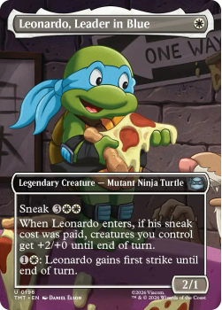 Leonardo, Leader in Blue single card from Magic: the Gathering