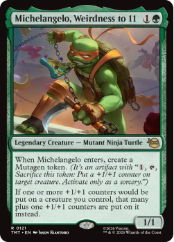 Michelangelo, Weirdness to 11 single card from Magic: the Gathering