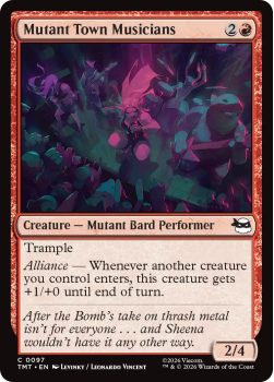 Mutant Town Musicians (FOIL) single card from Magic: the Gathering