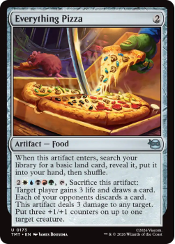 Everything Pizza (FOIL) single card from Magic: the Gathering