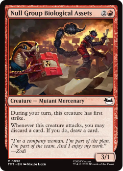 Null Group Biological Assets (FOIL) single card from Magic: the Gathering