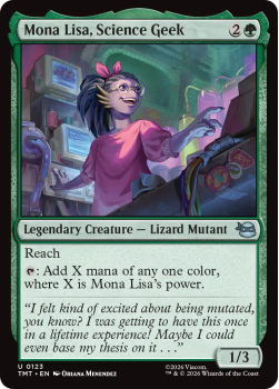 Mona Lisa, Science Geek single card from Magic: the Gathering