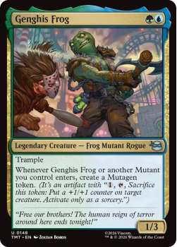 Genghis Frog single card from Magic: the Gathering