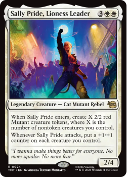 Sally Pride, Lioness Leader single card from Magic: the Gathering