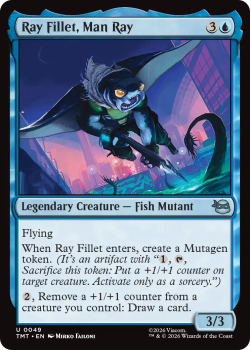 Ray Fillet, Man Ray (FOIL) single card from Magic: the Gathering