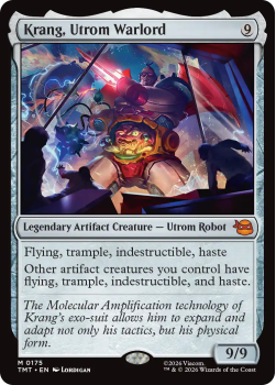 Krang, Utrom Warlord single card from Magic: the Gathering