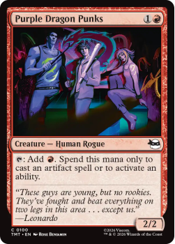 Purple Dragon Punks (FOIL) single card from Magic: the Gathering
