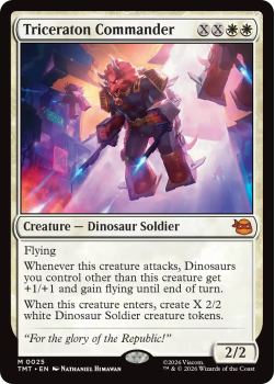 Triceraton Commander (FOIL) single card from Magic: the Gathering