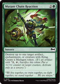 Mutant Chain Reaction single card from Magic: the Gathering