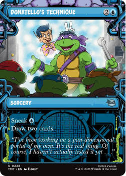 Donatello's Technique (SHOWCASE) single card from Magic: the Gathering