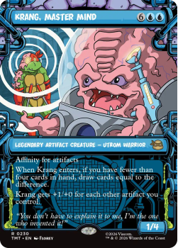 Krang, Master Mind (SHOWCASE) single card from Magic: the Gathering