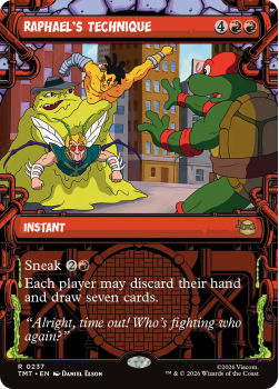 Raphael's Technique (SHOWCASE) single card from Magic: the Gathering