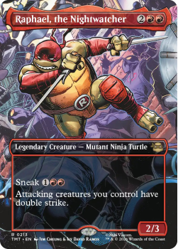 Raphael, the Nightwatcher (BORDERLESS) (FOIL) single card from Magic: the Gathering