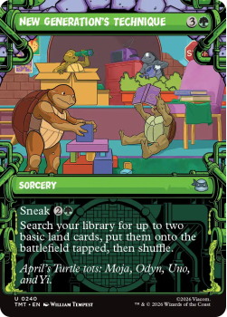 New Generation's Technique (SHOWCASE) single card from Magic: the Gathering
