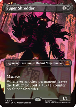 Super Shredder (BORDERLESS) single card from Magic: the Gathering