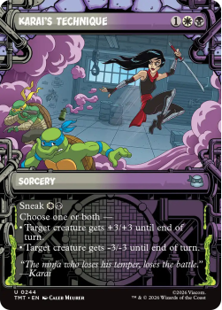 Karai's Technique (SHOWCASE) single card from Magic: the Gathering
