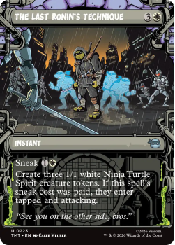 The Last Ronin’s Technique (SHOWCASE) single card from Magic: the Gathering