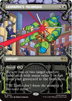 Leonardo's Technique (SHOWCASE) single card from Magic: the Gathering