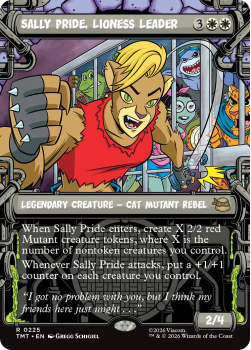 Sally Pride, Lioness Leader (SHOWCASE) single card from Magic: the Gathering