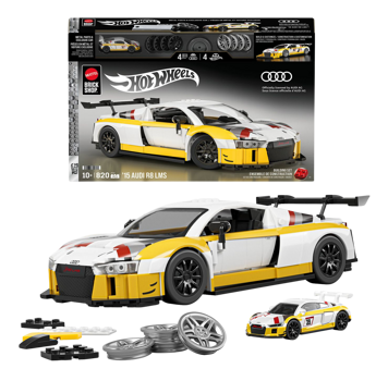 Mattel Brick Shop Hot Wheels Audi R8 LMS