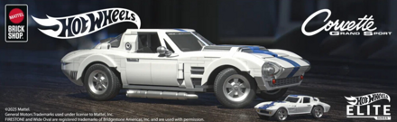 Mattel Brick Shop Hot Wheels Corvette Grand Sport