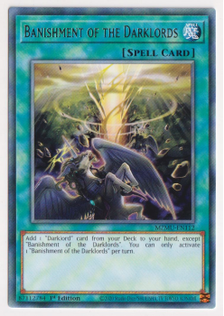 Banishment of the Darklords (Rare) single card from Yu-Gi-Oh!