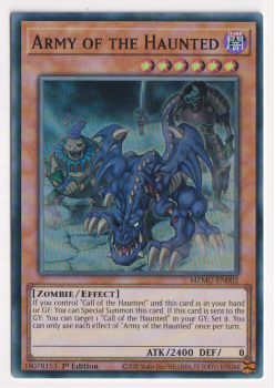 Army of the Haunted (Super Rare) single card from Yu-Gi-Oh!