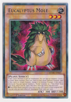 Eucalyptus Mole (Rare) single card from Yu-Gi-Oh!